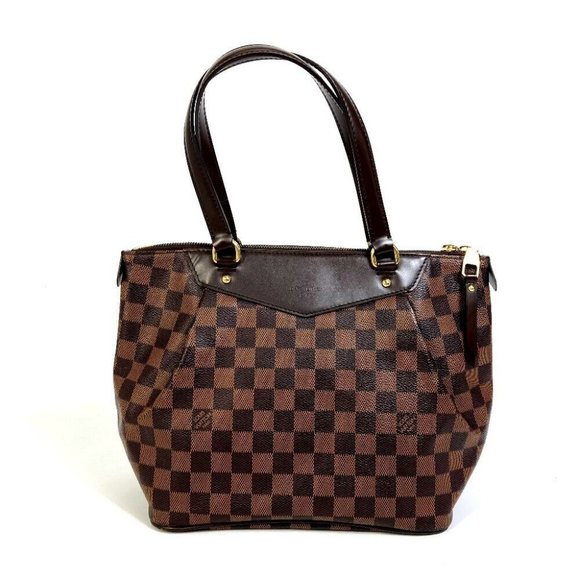 LOUIS VUITTON Damier Westminster PM Tote Bag DamierCanvas Brown - Picture 1 of 12